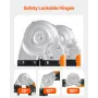 Multi-purpose foldende stige 7-i-1 5 Trin 19ft rækkevidde til