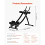 AB Workout Machine, Dual-track Ab Workout Equipment at Home Gym, Core & Abdominal Trainers for Women, 440 lbs Weight Capacity St
