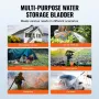 330L/87.17 Gallon Water Storage Bladder, RV Water Tank, 1000D PVC Collapsible Water Storage Containers, Large Capacity Soft Wate