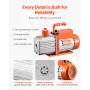 Vakuumpumpe 9 CFM HVAC 2 -trins Rotary Vane Vacuum Pump Oil