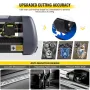 Vinyl Cutter Machine, 375mm Vinyl Printer, Maximum Paper Feed 14 inch Plotter Printer with Adjustable Force and Speed Vinyl Cutt