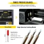 Vinyl Cutter Machine, 375mm Vinyl Printer, Maximum Paper Feed 14 inch Plotter Printer with Adjustable Force and Speed Vinyl Cutt