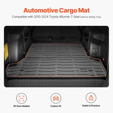 Lastmåt All Weather TPE Custom Fit til Toyota 4Runner 7 SEATER