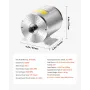 1800W Electric Brushless DC Motor Kit - 48V 4500rpm Motor with Upgraded Speed Controller, Throttle Grip Kit for Go Karts E-Bike 