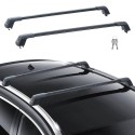 Universal Roof Rack Crossbar Max 47.6 "Passer til rillede sideskinner uden hul