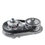 Drive Clutch, 2-8HP Engine, 2000 RPM High-Strength Drive Clutch with Asymmetric Designed Wheels & Robust Rubber Belt, Sturdy & D