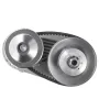 Drive Clutch, 2-8HP Engine, 2000 RPM High-Strength Drive Clutch with Asymmetric Designed Wheels & Robust Rubber Belt, Sturdy & D