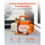 Vakuumpumpe 6 CFM HVAC 2 -trins Rotary Vane Vacuum Pump Oil