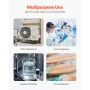 Vacuum Pump, 367 L/min(6 CFM), HVAC 2 Stage Rotary Vane Vacuum Pump, for R134a R22 R410a Systems, Auto AC Vacuum Pump Kit with O