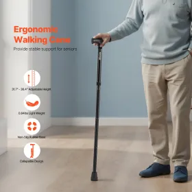 Walking Cane For Man Woman Folding Walking Stick 5-niveau