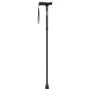 Walking Cane for Man Woman, Folding Walking Stick with 5-Level Adjustable Height & Anti-Slip Rubber Tip, Lightweight and Portabl