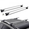 Universal Roof Rack Crossbar 52" Length for Vehicle with Raised Side Rail