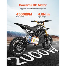 2000W Electric Brushless DC Motor Kit 60V 4500 o / min med