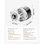Lektrisk kraftfuld DC Motor Kit 24V 2700 o / min med opgraderet