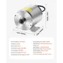 500W Electric Brushless DC Motor Kit - 36V 3000rpm Motor with Upgraded Speed Controller, Throttle Grip Kit for Go Karts E-Bike M
