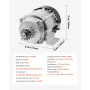 500W Electric Brushless DC Motor Kit 48V 2700 o / min med