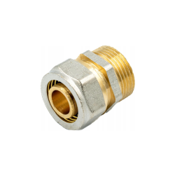 Pex overgangsnippel kompression 20 mm x 1/2 tomme