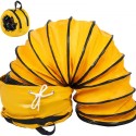 25FT(8m) PVC Flexible Duct Hosing 12inch with An Extra Storage Bag extraction flexible ducting flexible duct25 flexible vent