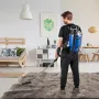 Backpack Vacuum, 3.4 L Backpack Vacuum Cleaner, 5-IN-1 Lightweight Backpack Vacuum, HEPA Filtration Vacuum Backpack, Commercial 