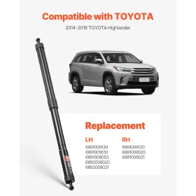 Rear Left & Right Tailgate Power Lift Support, Compatible with 2014-2019 TOYOTA Highlander, Electric Tailgate Liftgate Power Hat