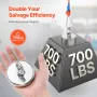 Fishing Magnet, 700 LBS/318 Kg Pulling Force Super Strong Neodymium Fishing Magnet, Rare Earth Magnet with Handle Diameter 2.36 