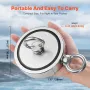 Magnet Fishing Kit, 2000 LBS/907 Kg Double-Sided Pulling Force Strong Magnet Fishing Kit, Rare Earth Neodymium Magnetic Fishing 
