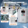 VFD 7,5 kW, 34A, 10 hk variabel frekvensdrev til 3-fase