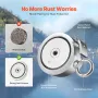 Magnet Fishing Kit, 1000 LBS/454 Kg Double-Sided Pulling Force Strong Magnet Fishing Kit, Rare Earth Neodymium Magnetic Fishing 