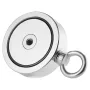 Magnet Fishing Kit, 1000 LBS/454 Kg Double-Sided Pulling Force Strong Magnet Fishing Kit, Rare Earth Neodymium Magnetic Fishing 