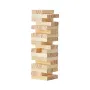 Tumbling Timber Toy, 54 Blocks Tumble Tower Blocks Game, Pine Wood Tumbling Tower Game with Storage Crate, Wooden Stacking Game 