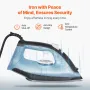 Steam Iron 1600W Iron til tøj Auto slukket selvrensning til