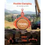 28in Log Lifting Tongs, 2-Claw Log Tongs, Heavy Duty Steel Log Grapple, 1100LBS Lifting Capacity, Swivel Log Graper Timber, Eagl