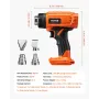 Cordless Heat Gun, Hot Air Gun Compatible with DEWALT 20V Lithium Batteries, Max 1022℉ Heat Shrink Gun with LED Light, 6 Temp & 