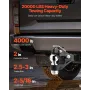 Pintle Hook, 20000 lbs, Pintle Hook Hitch for 2-inch Hitch Hook Military Receiver, Combination 2-5/16-inch Hitch Ball, Fits 2.5 