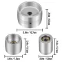 Belt Grinder 2"x72" Wheel Set, Complete Belt Knife Grinder Wheel Set, Aluminum Belt Grinder Wheel Crowned, for Knife Grinder 5" 
