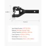 Pintle Hitch 2 "Modtagerkrog til 2,5 til 3-tommer Lunette Ring