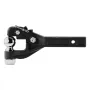 Pintle Hook, 20000 lbs, Pintle Hook Hitch for 2-inch Hitch Hook Military Receiver, Combination 2-5/16-inch Hitch Ball, Fits 2.5 