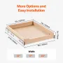 Træk kabinetarrangøren blød lukket glideout hylde træskuffe 17