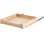 Pull Out Cabinet Organizer, 20"W x 21"D Cabinet Drawer, Soft Close Slide out Shelf, Heavy-Duty Sliding Wood Drawer, Bottom and S