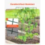 A-ramme agurkeespalier 122 x 81 cm foldbart metalhaveespalier