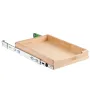 Pull Out Cabinet Organizer, 14"W x 21"D Cabinet Drawer, Soft Close Slide out Shelf, Heavy-Duty Sliding Wood Drawer, Bottom and S