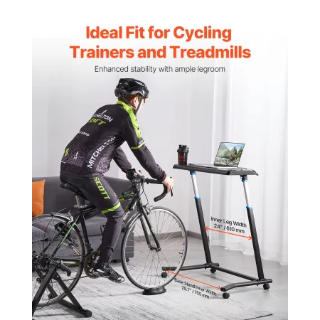 Mobilcykeldesk den sammenklappelig cykeltræner fitness