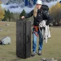 5.5 Cu.ft Weatherproof Hard Case, Large Capacity Waterproof Hard Case with 3 Handles, IP67 Waterproof Protective Case with 6 Cli