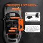 Air Shock Controller Kit, 12V 100PSI Wireless On Board Air Compressor System, App or Remote Control Air Ride Suspension Compress