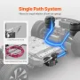 Air Shock Controller Kit, 12V 100PSI Wireless On Board Air Compressor System, App or Remote Control Air Ride Suspension Compress