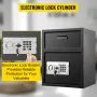 Digital depositar Safe Electronic Code Lock, Deposit Safe med