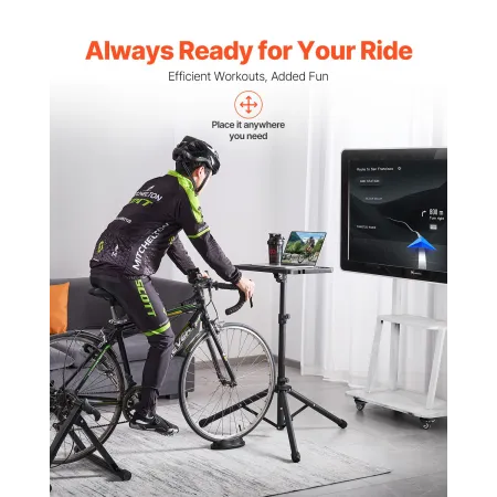 Stationær cykeldesk cykeltræner fitness -skrivebord med