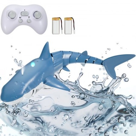Remote Control Shark Toy 2.4 GHz High Speed RC Boat for Kids Adults Gift