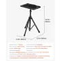 Cycling Desk, Stationary Foldable Adjustable Bike Trainer & Treadmill Desk with Triangle Support, Non-Slip Multi-Slot Bike Train