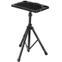 Cycling Desk, Stationary Foldable Adjustable Bike Trainer & Treadmill Desk with Triangle Support, Non-Slip Multi-Slot Bike Train